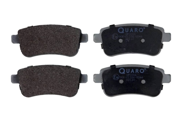Kit pastiglie freno, Freno a disco - QP3316 QUARO