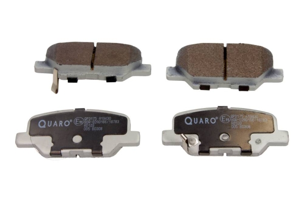 Комплект тормозных колодок, дисковый тормоз - QP3175 QUARO