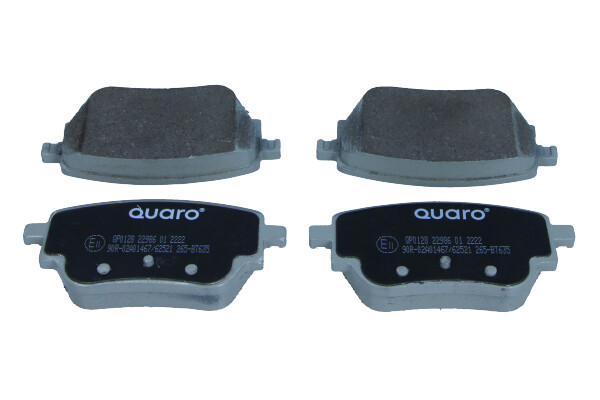 Brake Pad Set, disc brake - QP0128 QUARO