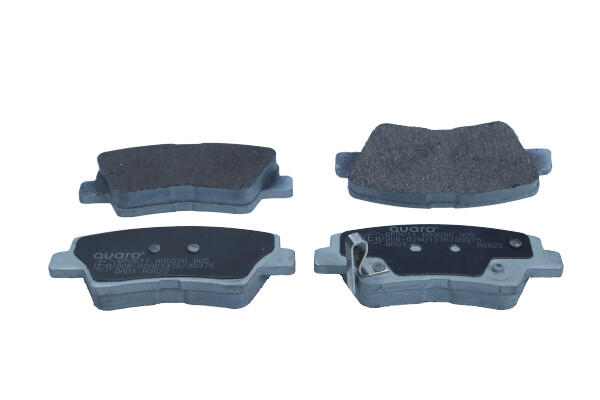 Brake Pad Set, disc brake - QP0611 QUARO
