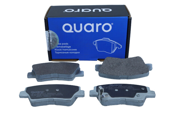 Комплект тормозных колодок, дисковый тормоз - QP0611 QUARO