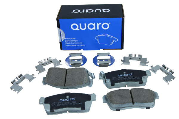 Комплект тормозных колодок, дисковый тормоз - QP0729 QUARO