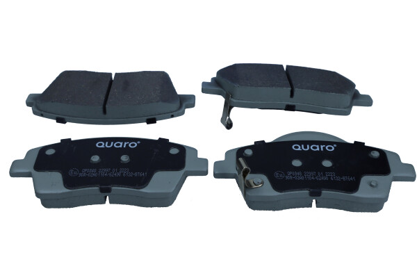 Brake Pad Set, disc brake - QP0848 QUARO