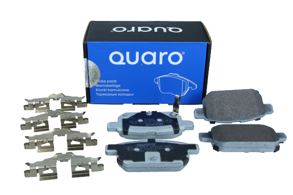 Комплект тормозных колодок, дисковый тормоз - QP0961 QUARO