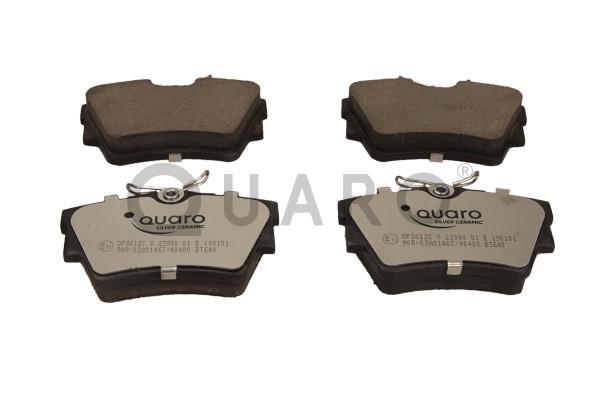 Комплект тормозных колодок, дисковый тормоз - QP3612C QUARO