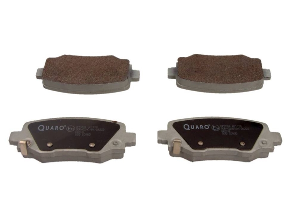 Комплект тормозных колодок, дисковый тормоз - QP9284 QUARO