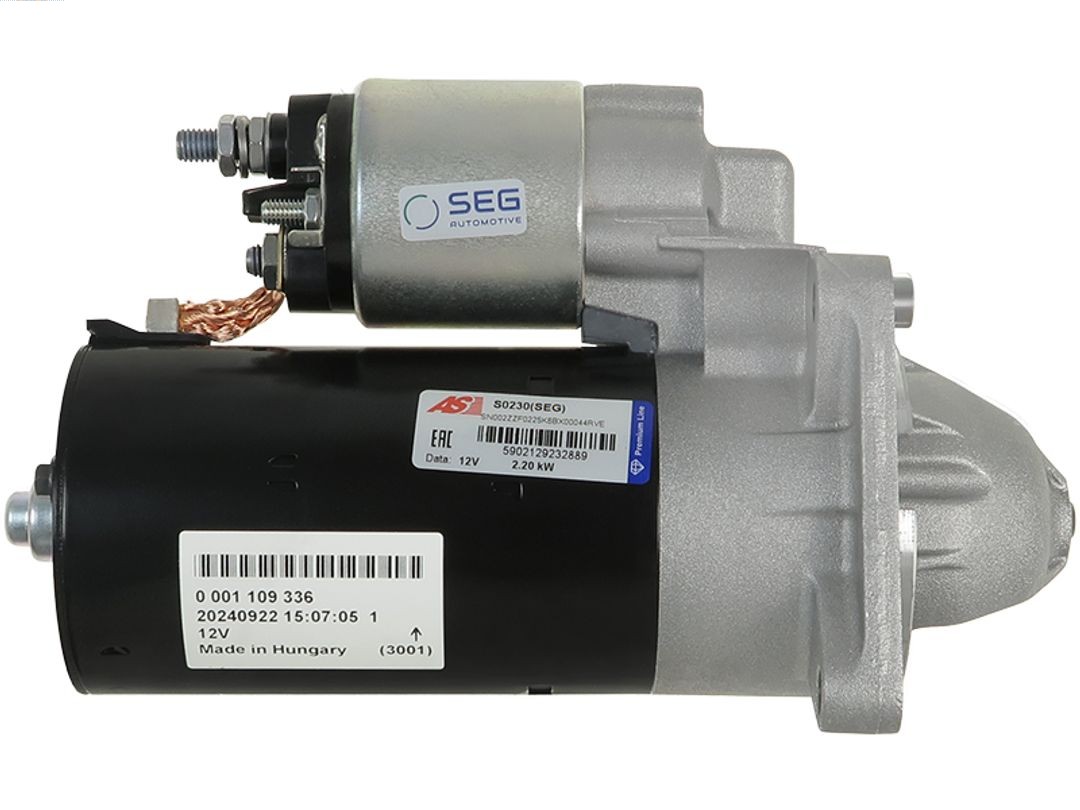 Solenoid Switch, starter - SS5014 AS-PL
