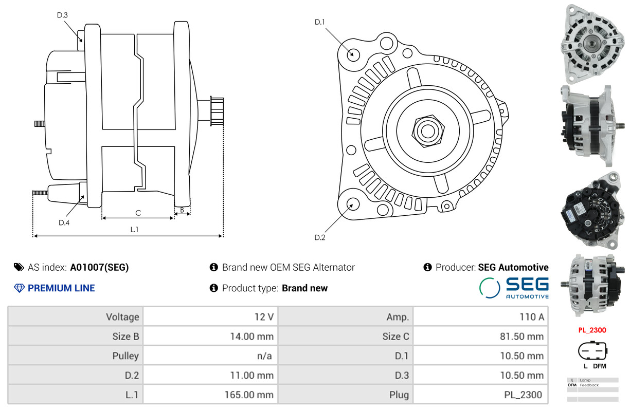 starteris - S9015 AS-PL
