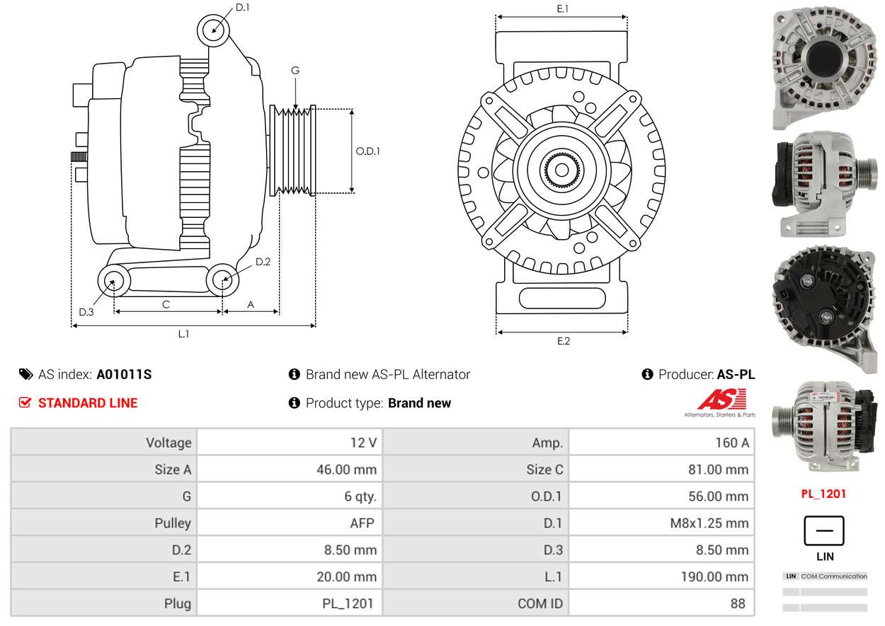 Freilaufgetriebe, Starter - SD3003 AS-PL