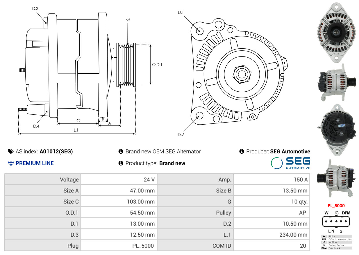Starter - S0090 AS-PL