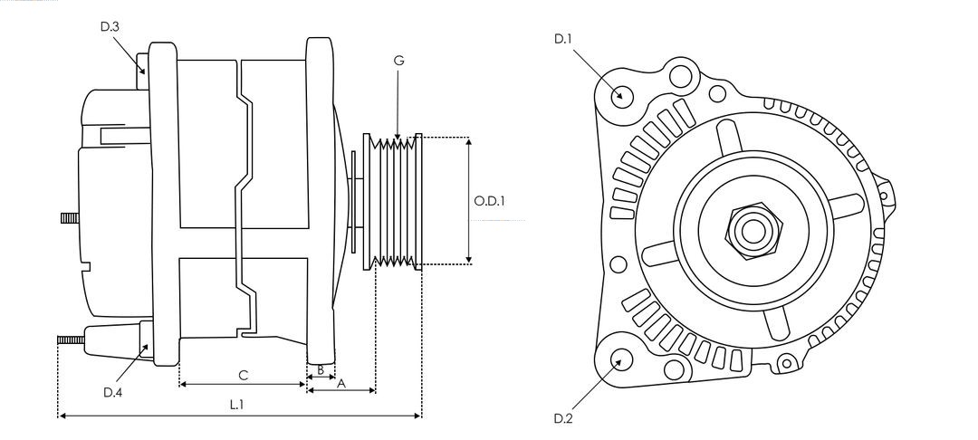 Rectifier, alternator - ARC2018 AS-PL