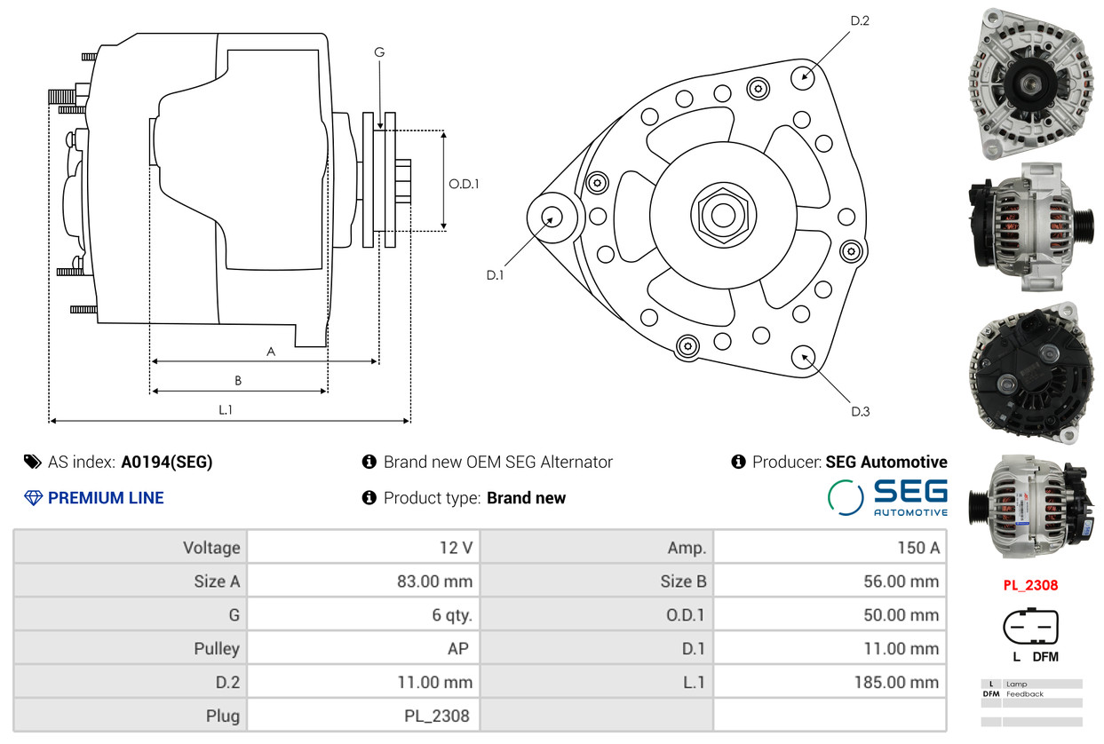 Freilaufgetriebe, Starter - SD0064 AS-PL