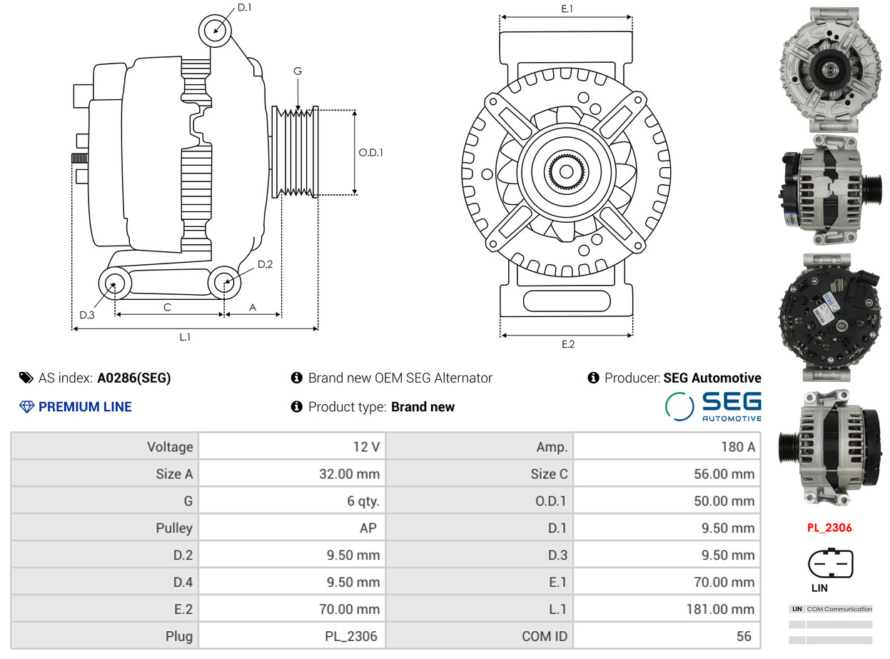 Starter - S3016 AS-PL