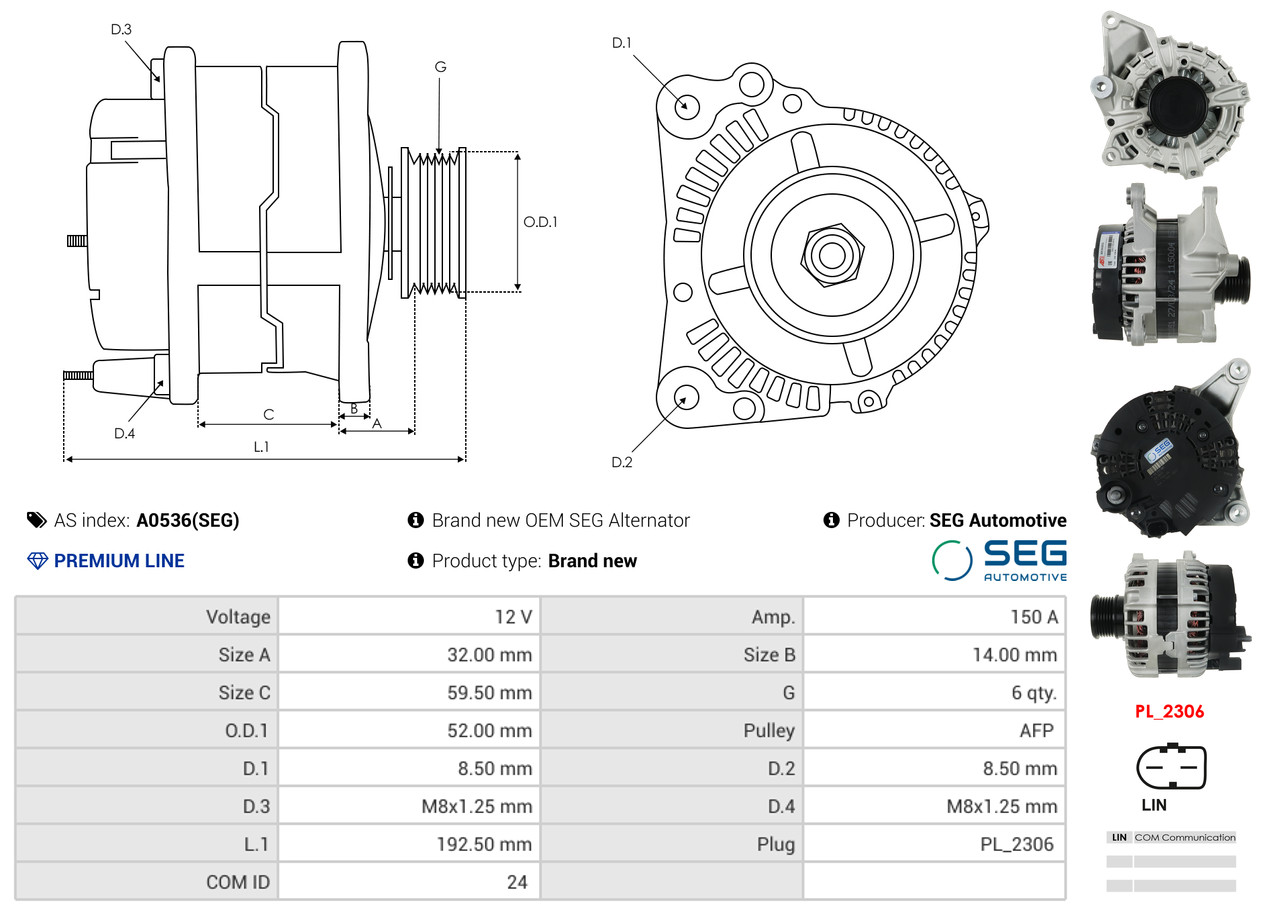 Starter - S3017 AS-PL