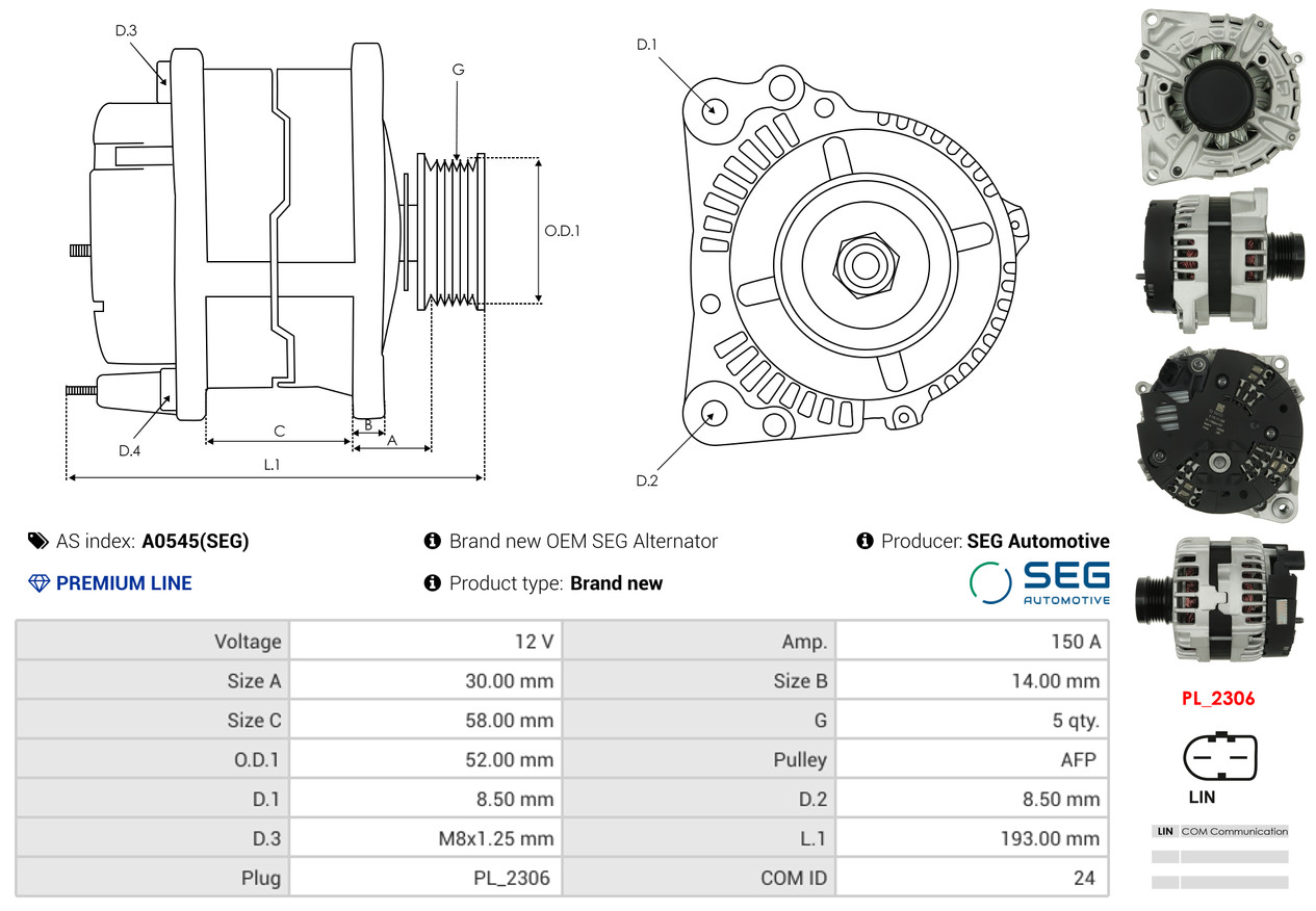 Starter - S0020 AS-PL