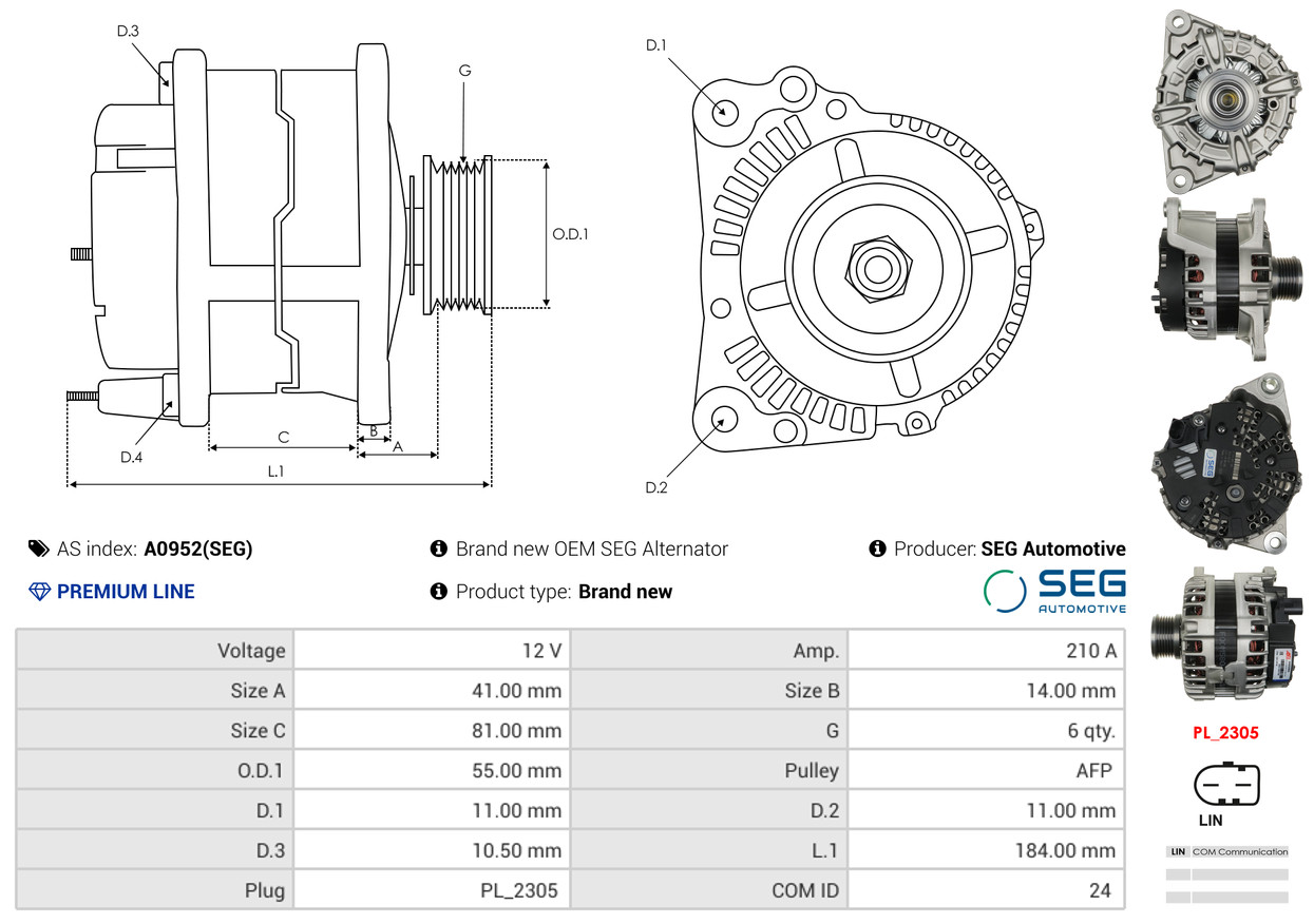 Freewheel Gear, starter - SD0091 AS-PL