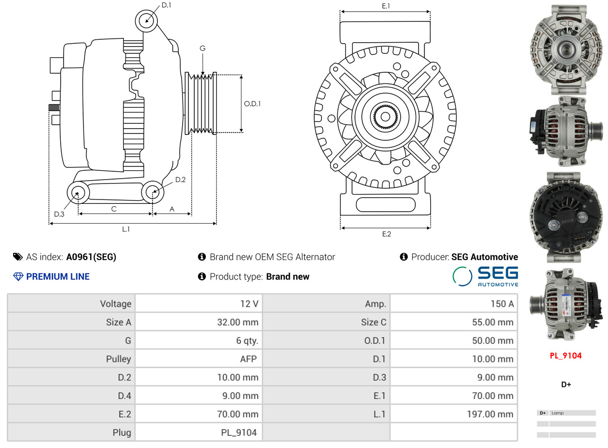Solenoid Switch, starter - SS2014 AS-PL