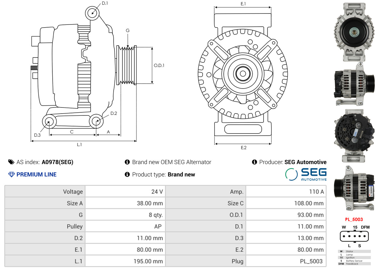 Starter - S4022 AS-PL