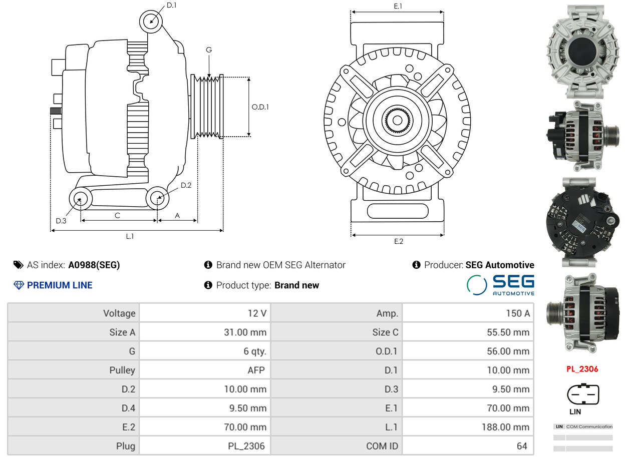 Starter - S0025 AS-PL