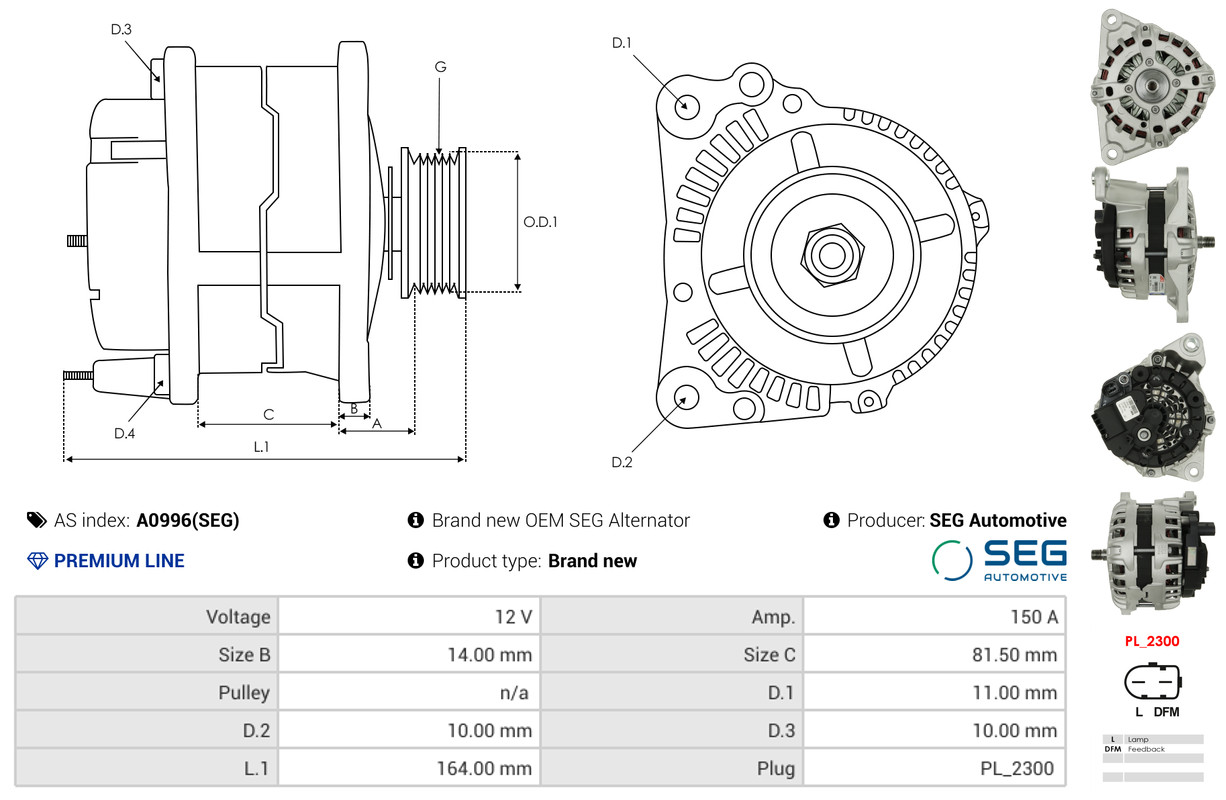 Starter - S0032 AS-PL