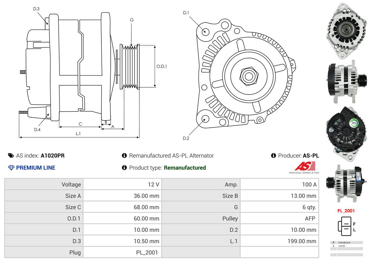 Generator - A1020PR AS-PL