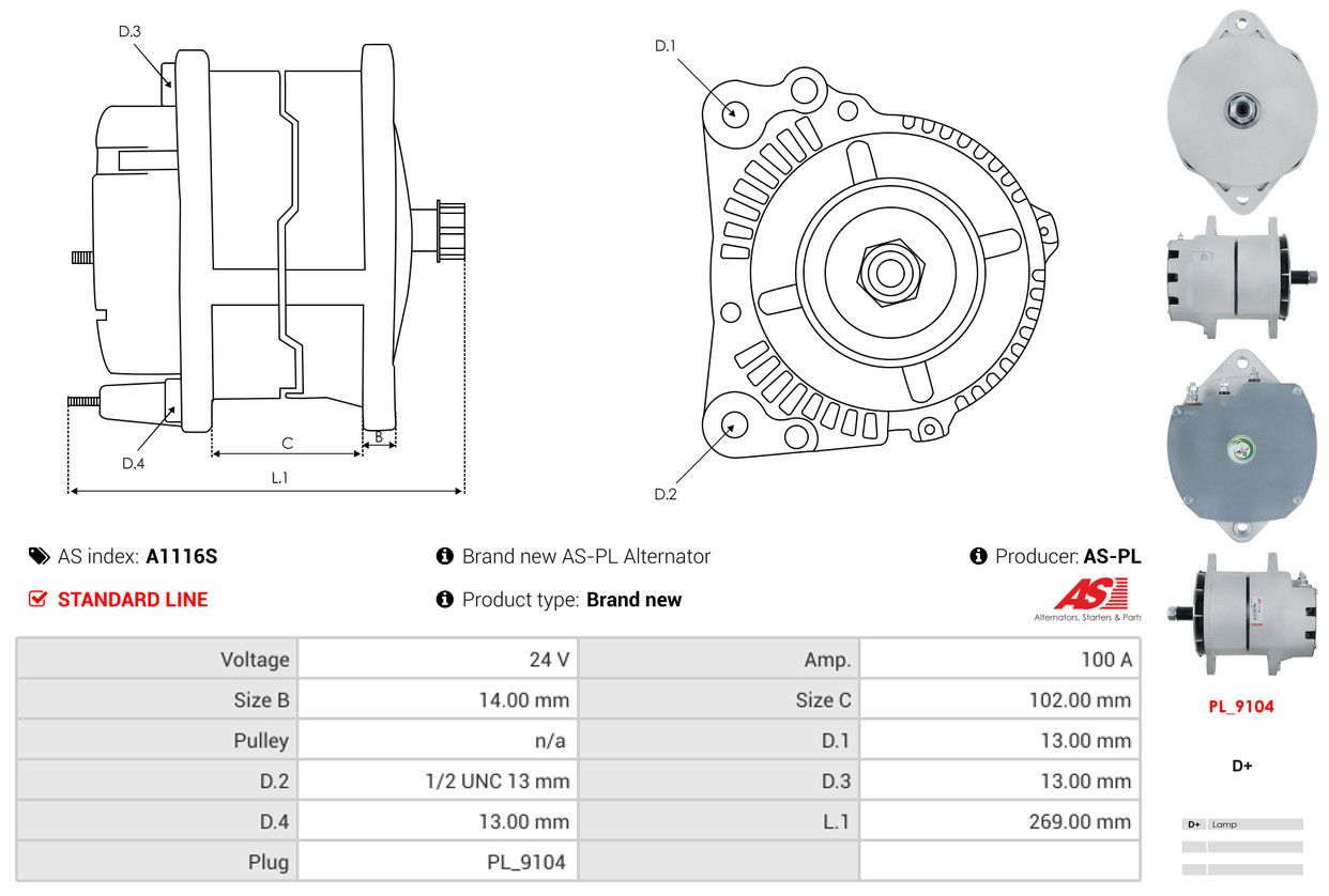 starteris - S5005 AS-PL