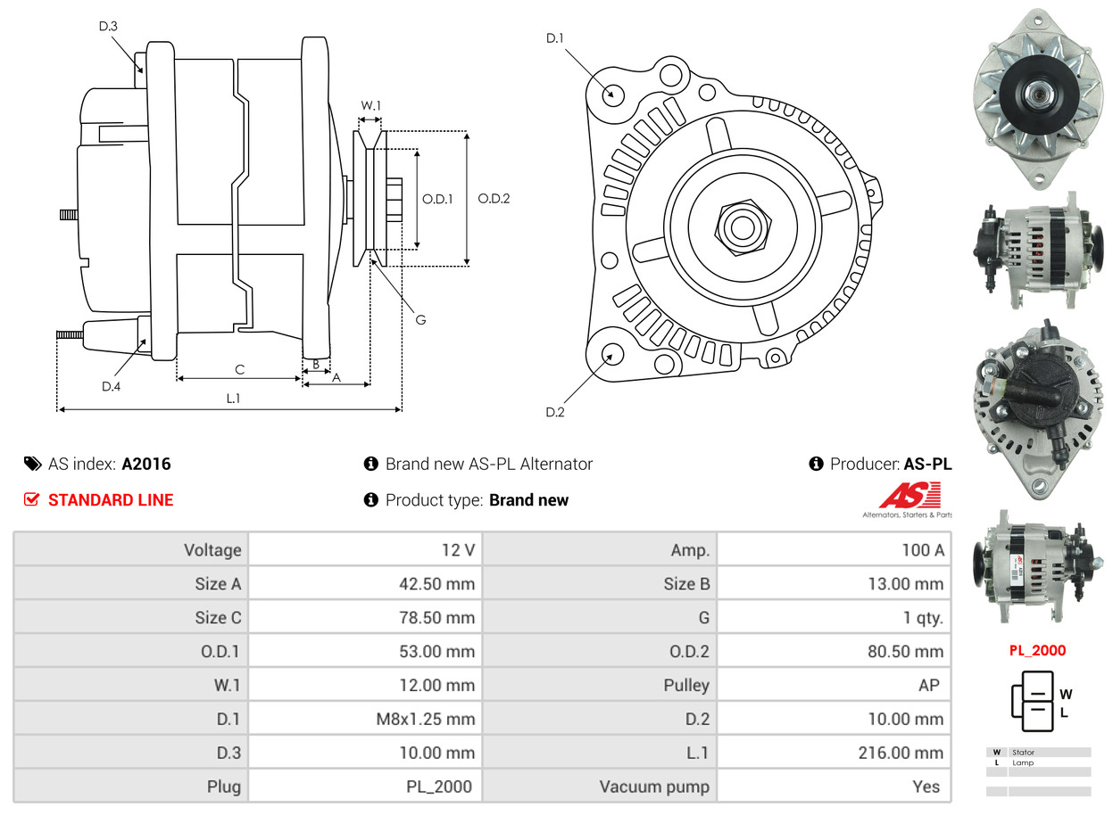 NOx Sensor, urea injection - NOX9336 AS-PL