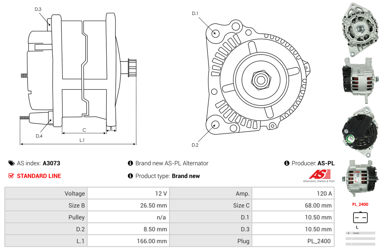 Generator - A3073 AS-PL