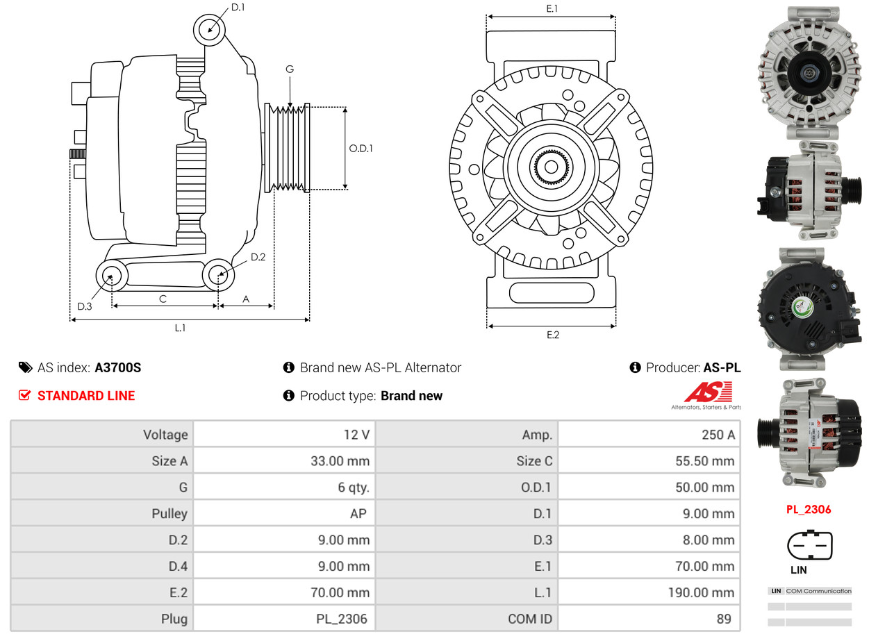 Generator - A4022 AS-PL