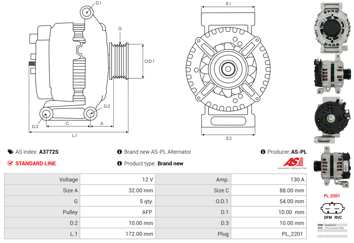 starteris - S6007 AS-PL
