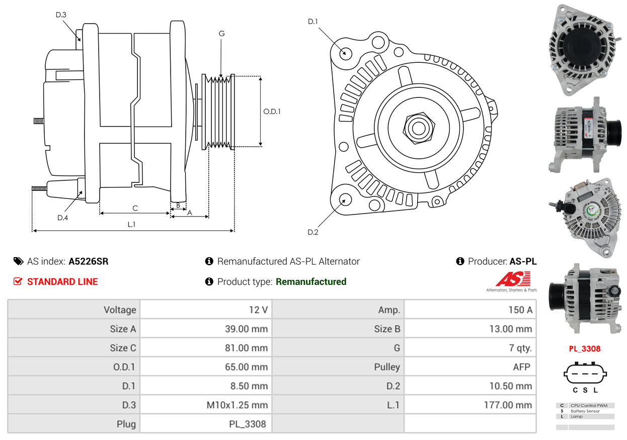 Generator - A5226SR AS-PL