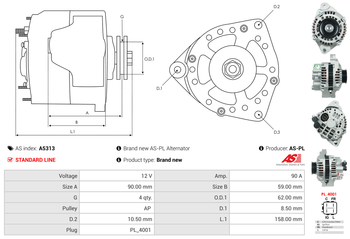 Generator - A5313 AS-PL