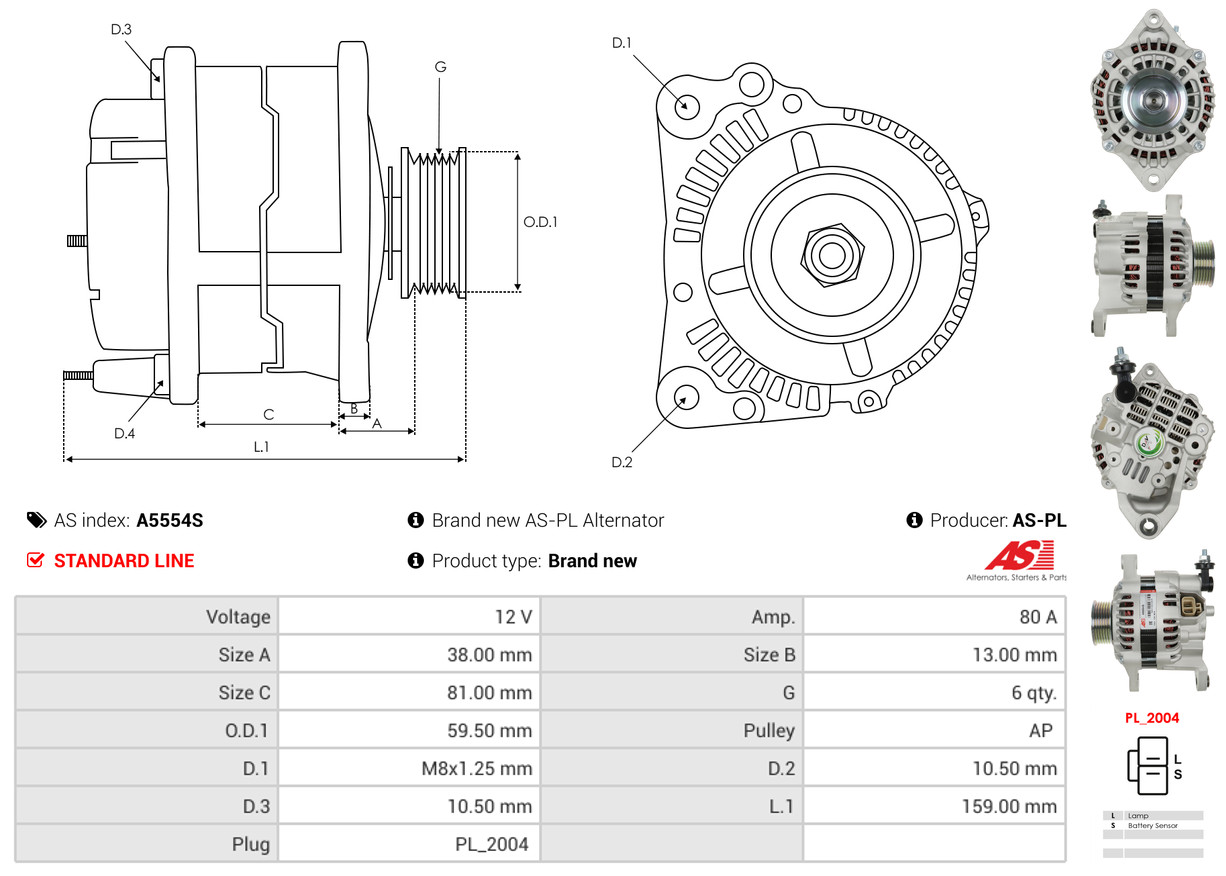 Starter - S0046 AS-PL