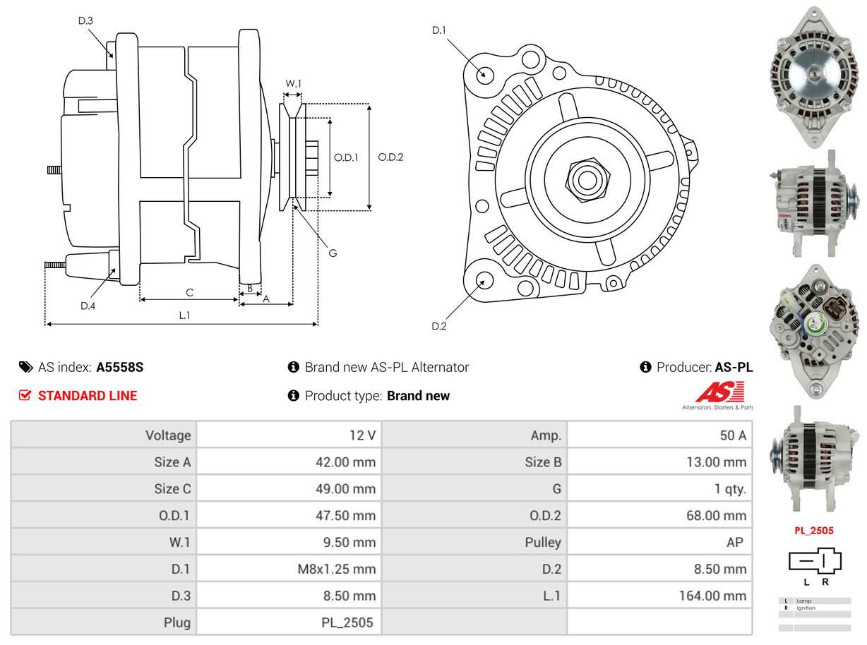 Starter - S0035 AS-PL