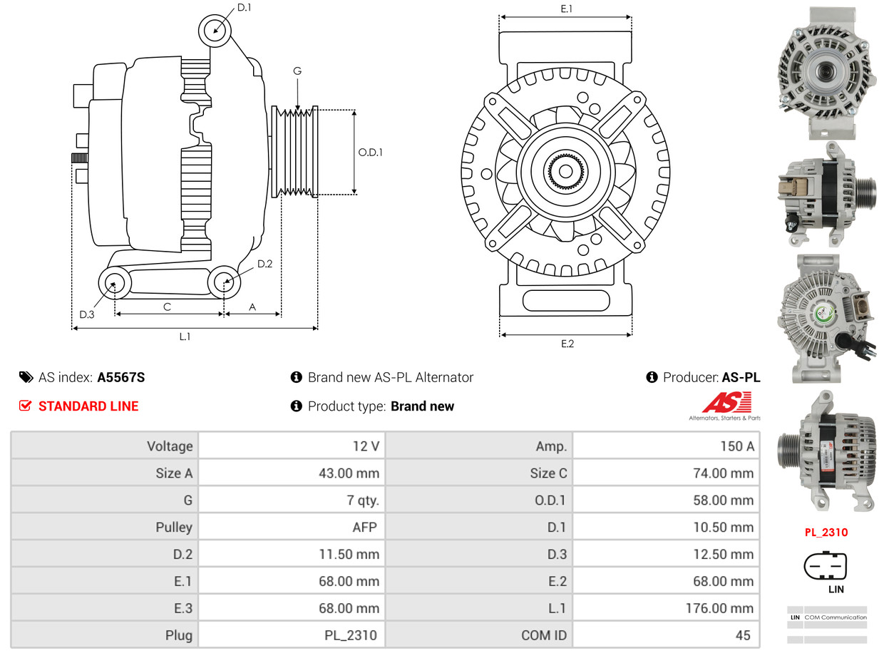 Starter - S0049 AS-PL