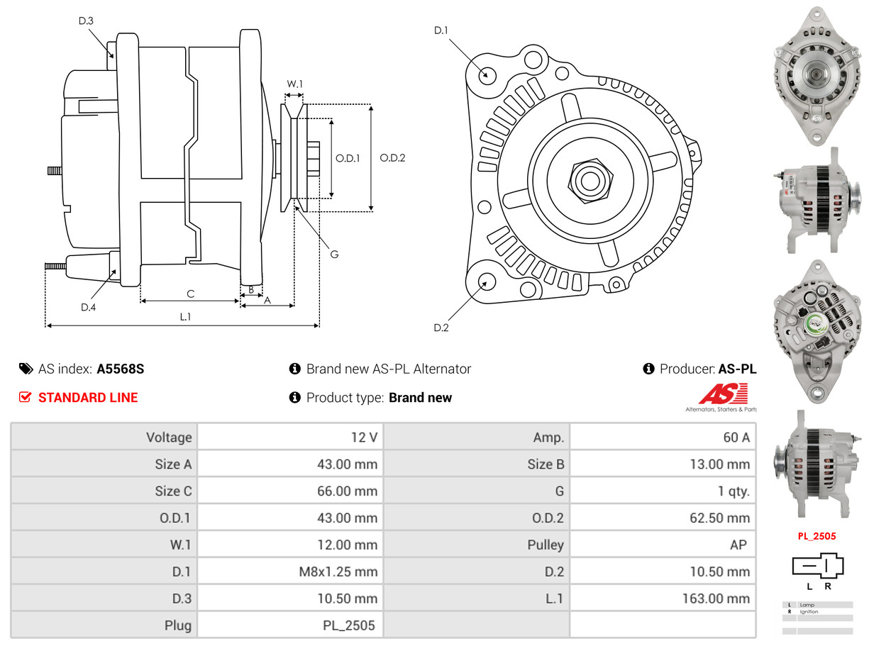 Starter - S6005 AS-PL