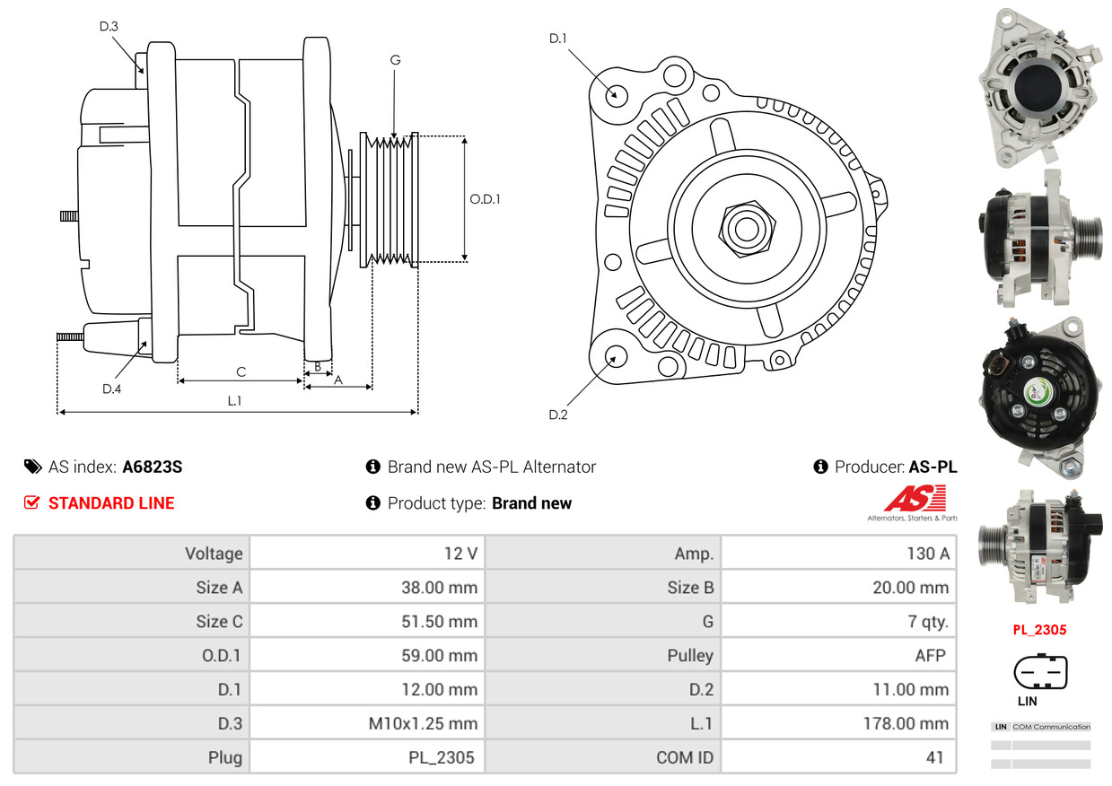Starter - S5002 AS-PL