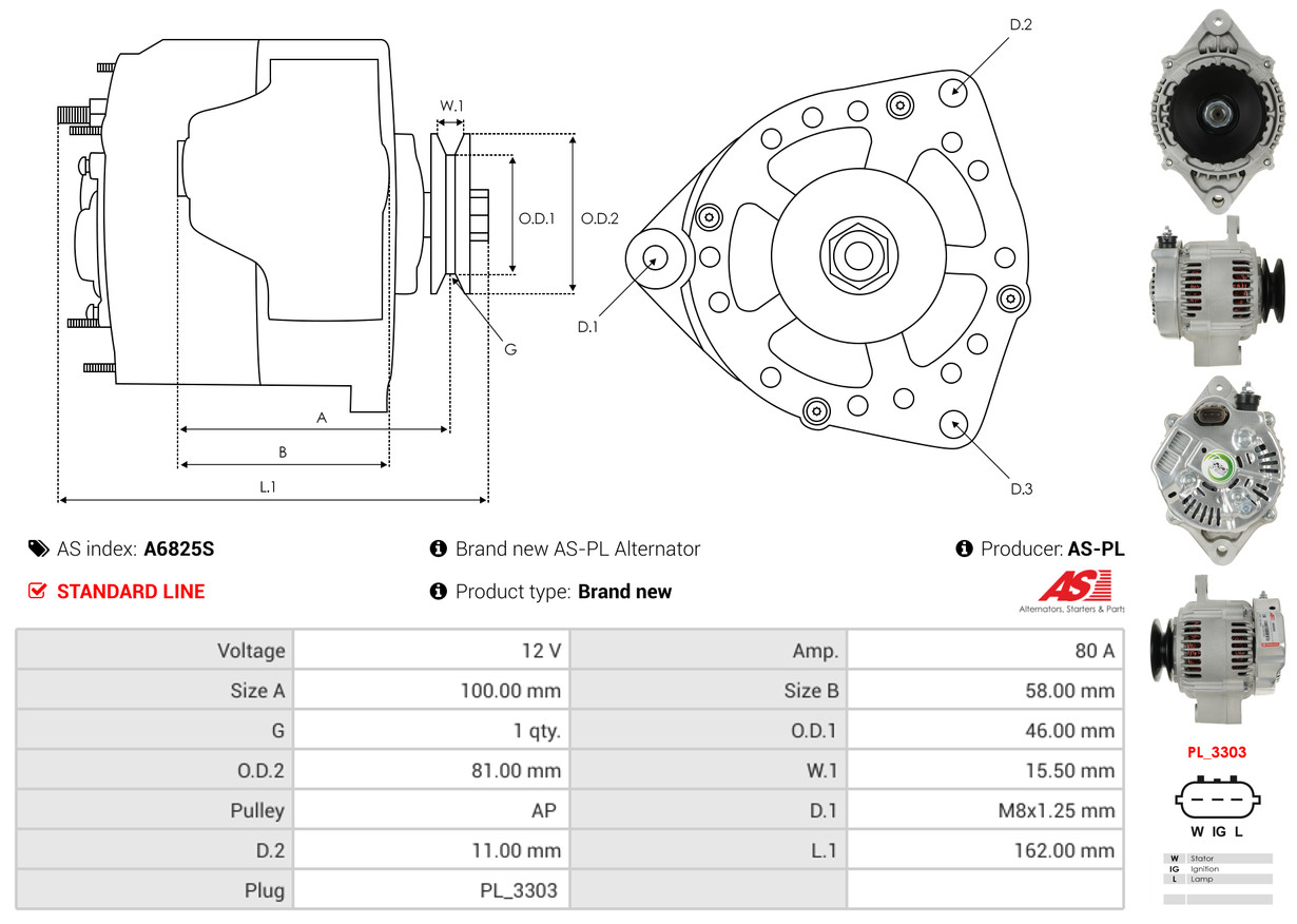 starteris - S5005 AS-PL