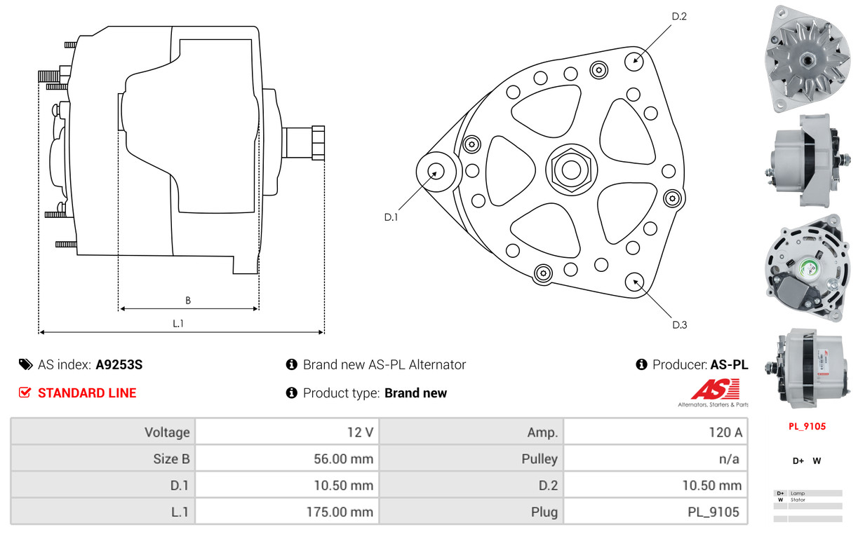 starteris - S5007 AS-PL