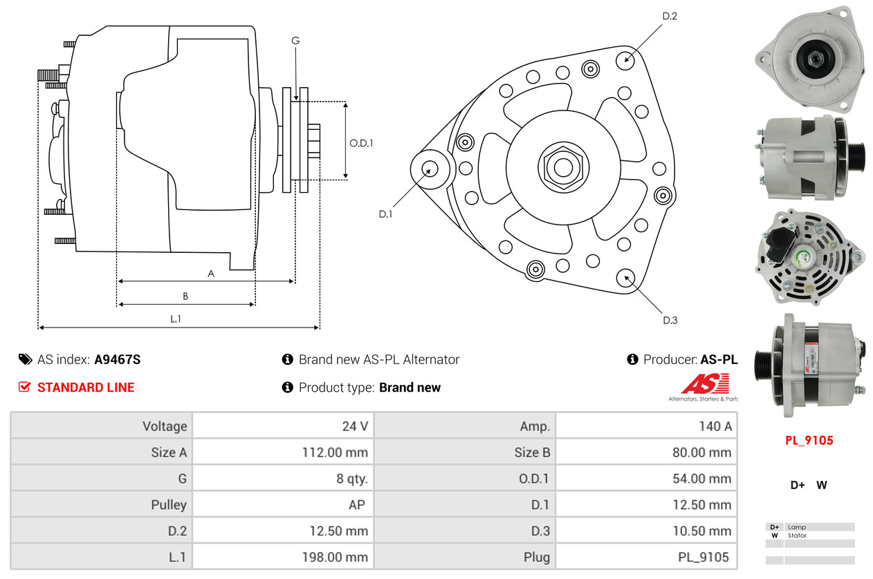 Generatorfreilauf - AFP3003 AS-PL
