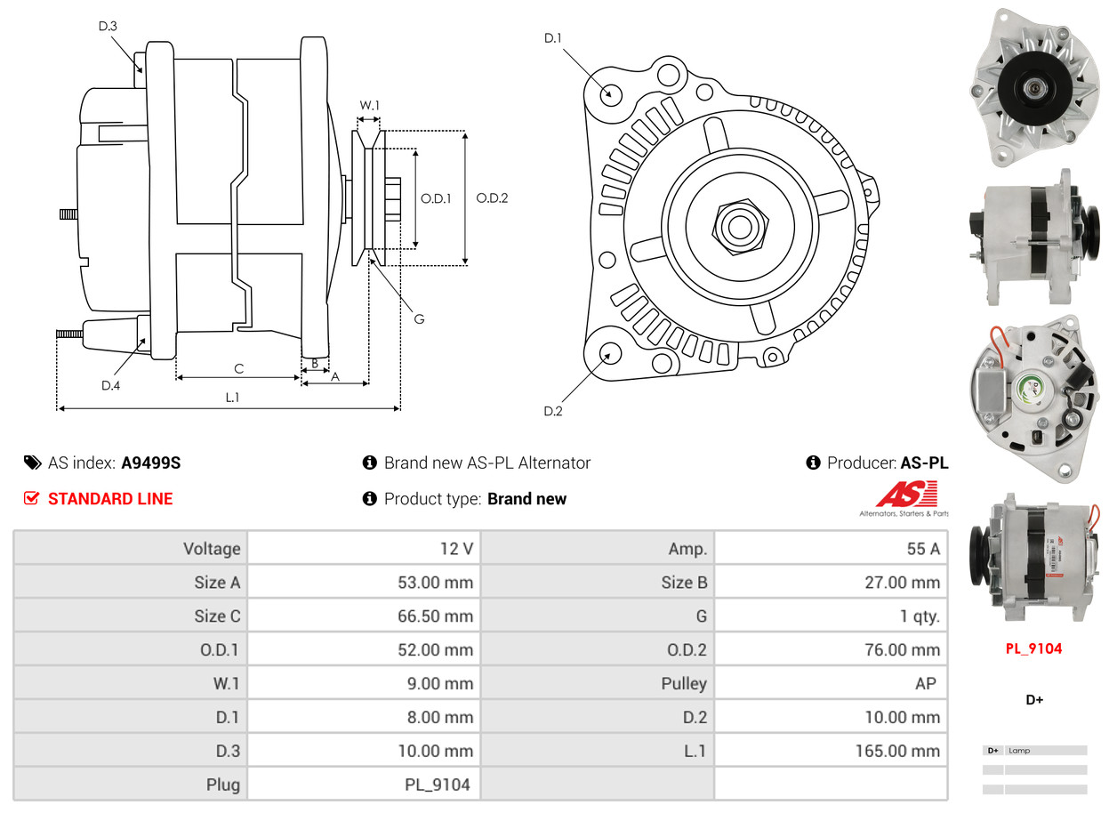 Starter - S0041 AS-PL