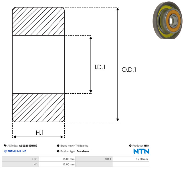 Freewheel Gear, starter - SD0121 AS-PL