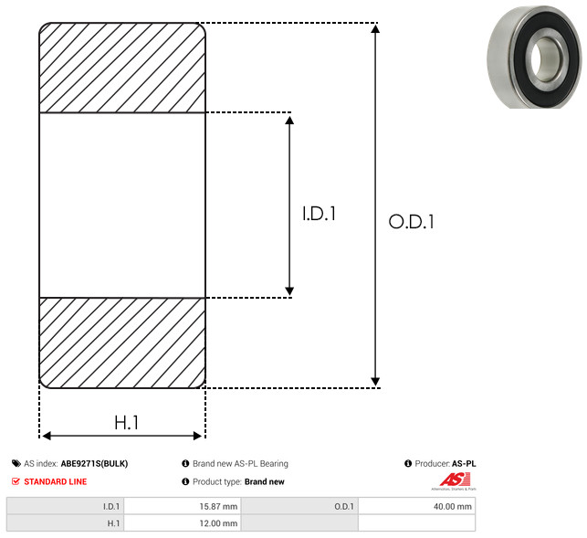 Alternatore - A0135 AS-PL