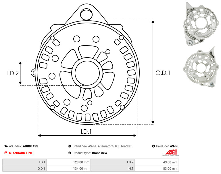 Protective Cap, alternator - ABR0149S AS-PL