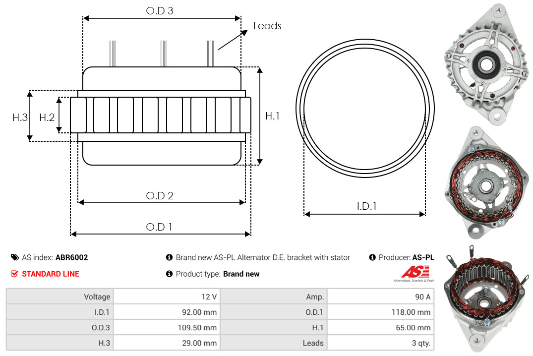 Protective Cap, alternator - ABR6002 AS-PL