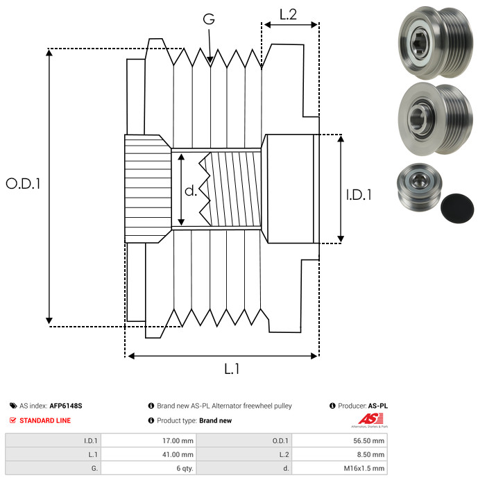 Starter - S5012 AS-PL
