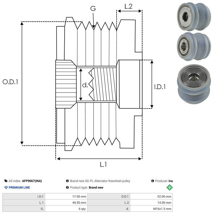 Alternatore - A0084 AS-PL