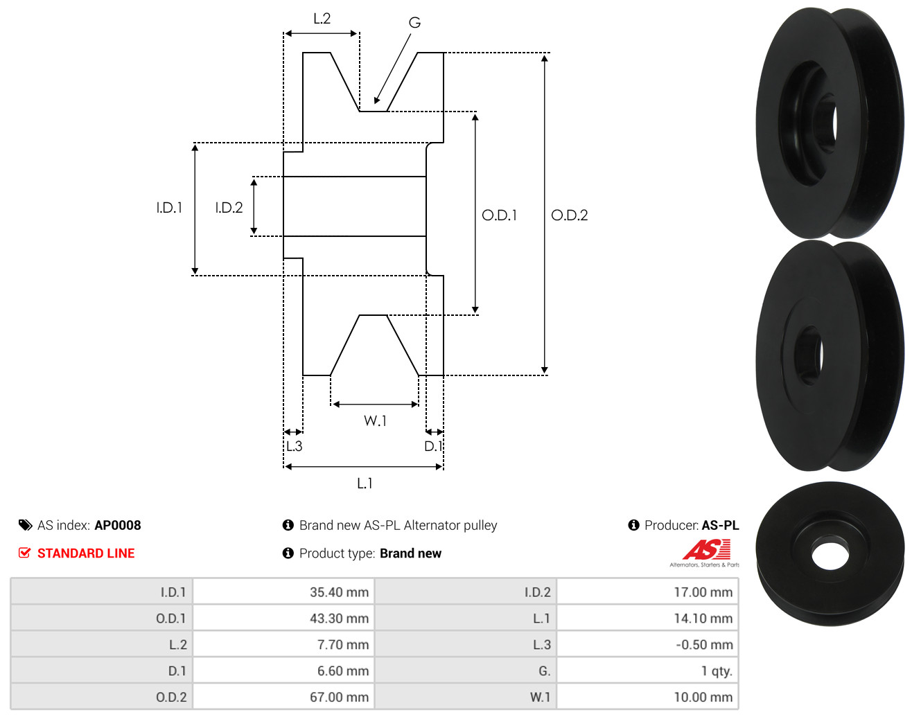 starteris - S0945S AS-PL