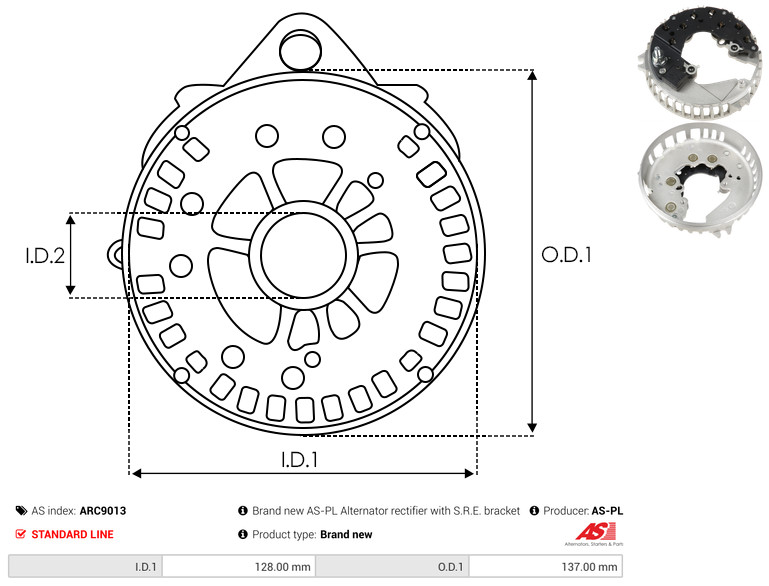 Alternatore - A3743S AS-PL