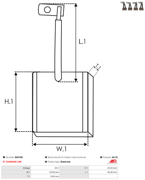 Alternatore - A0971S AS-PL